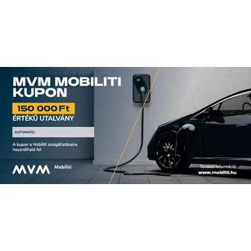 Mobiliti kupon 150.000 Ft (365 nap) értékben, digitálisan kézbesítve