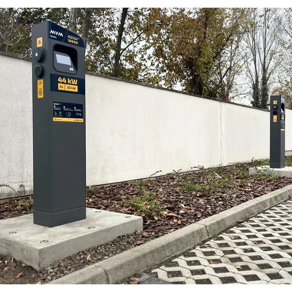 Etrel INCH DUO 2 x 22 kW aljzatos