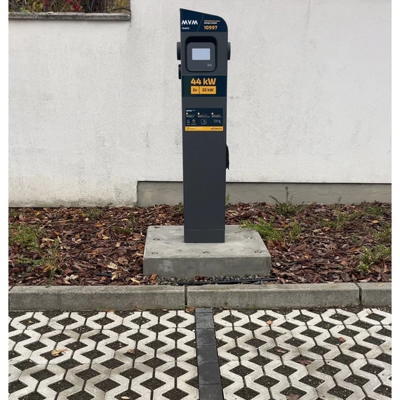 Etrel INCH DUO 2 x 22 kW aljzatos